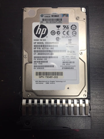 HP C8S61A 300GB 15K 6G DP 2.5" SAS HDD
