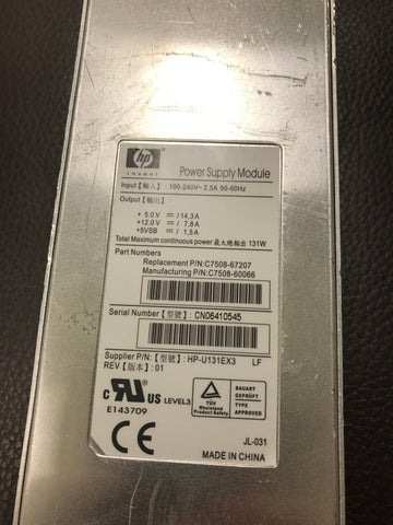 HP Power Supply Module P/N C7508-60066